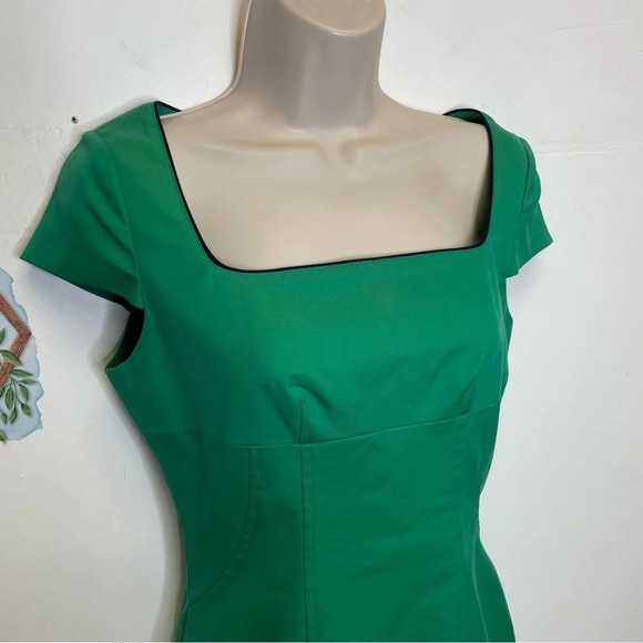 Coup De Chance Green rockabilly wiggle dress retro - Picture 4 of 7